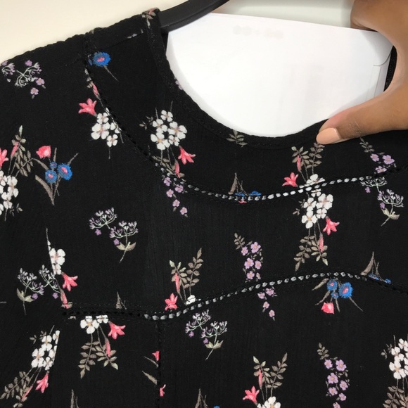 H&M Floral Trumpet Sleeve Dress - Picture 5 of 10